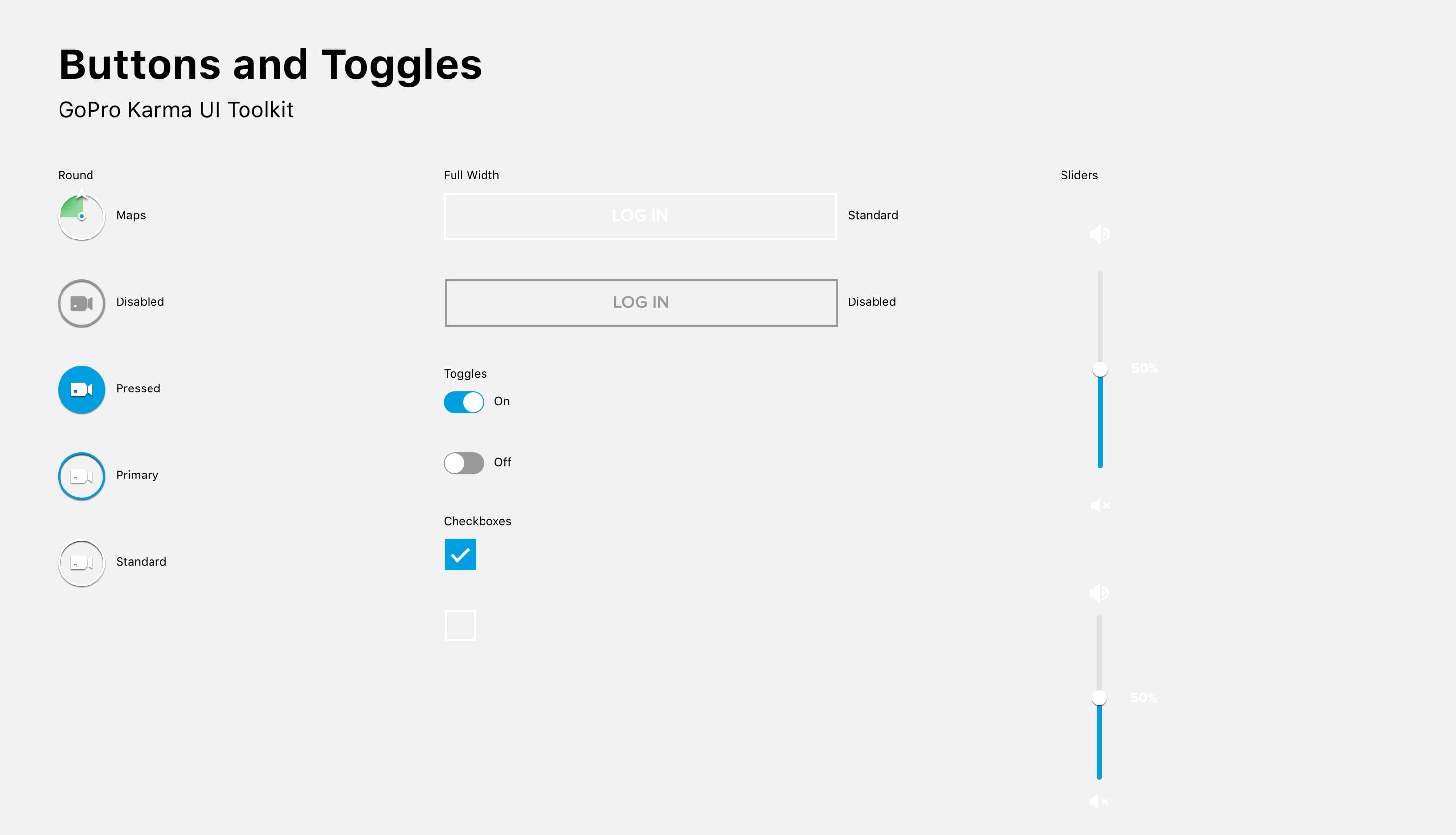 UI toolkit: Buttons and Toggles