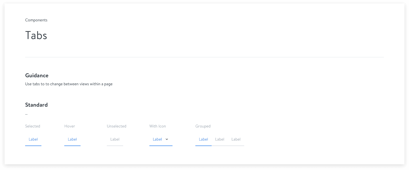 Tabs